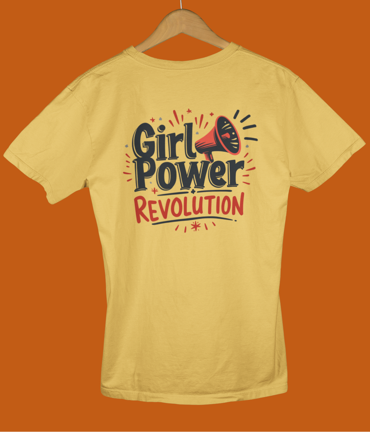 "Girl Power Revolution" - Female Classic Crew T-Shirt