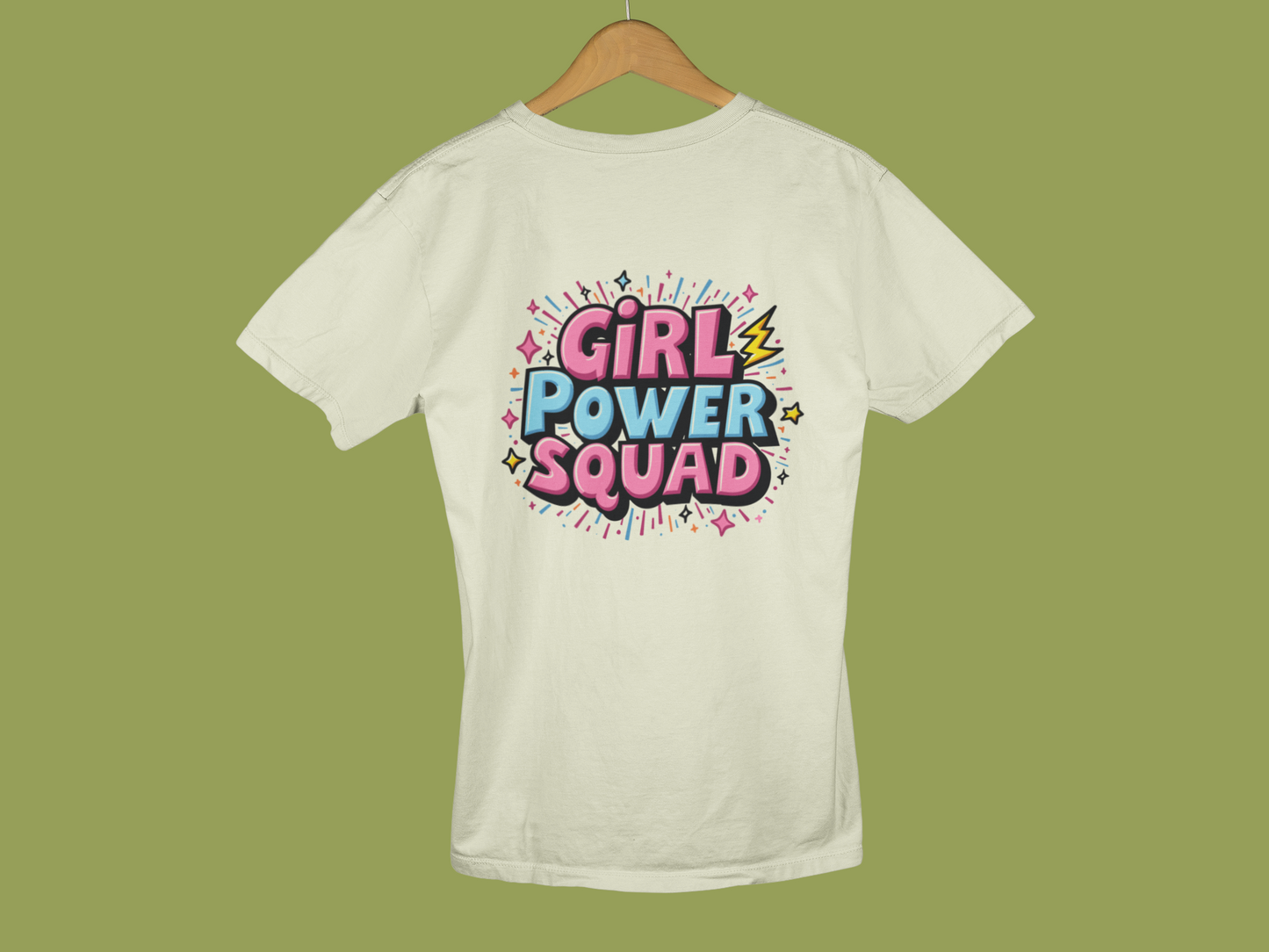 "Girl Power Squad" - Female Classic Crew T-Shirt