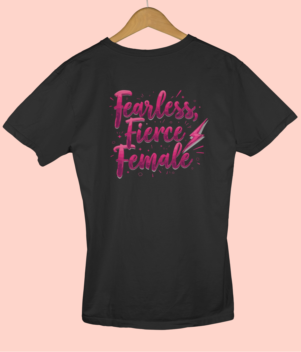 "Fearless, Fierce Female" - Female Classic Crew T-Shirt