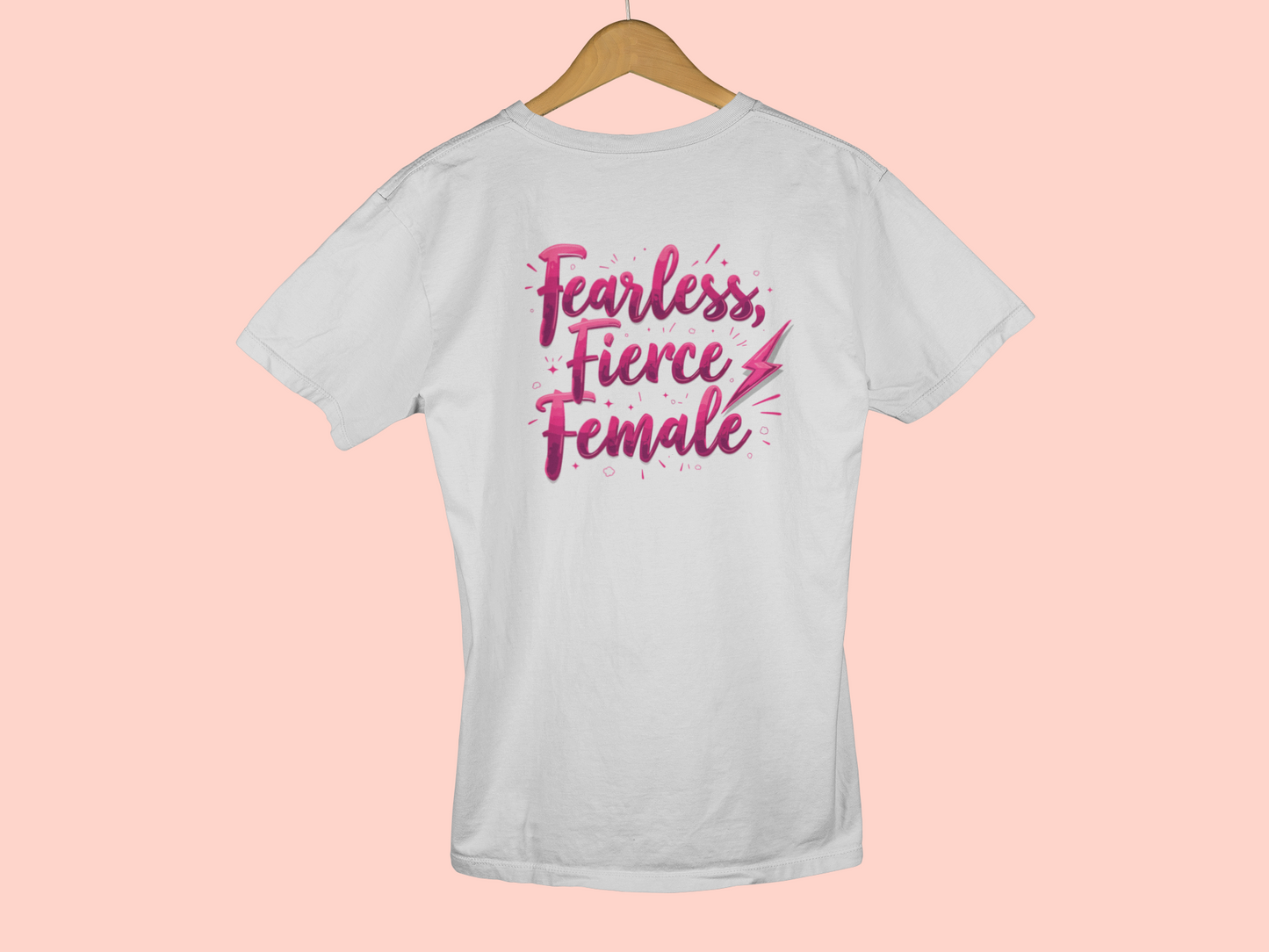"Fearless, Fierce Female" - Female Classic Crew T-Shirt