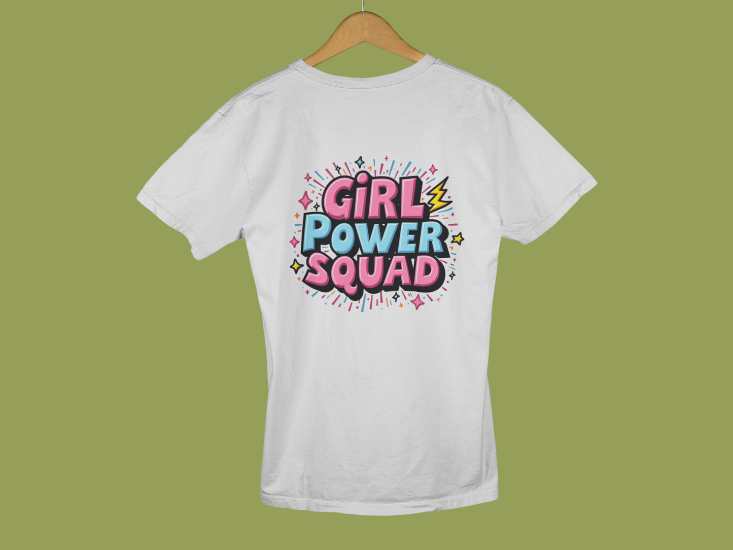 "Girl Power Squad" - Female Classic Crew T-Shirt