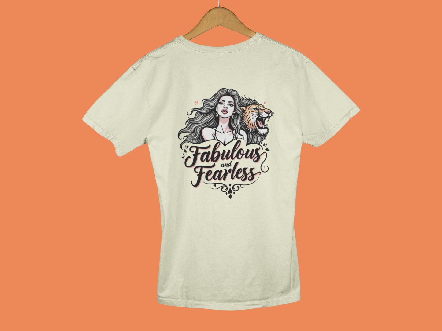"Fabulous & Fearless" - Female Classic Crew T-Shirt