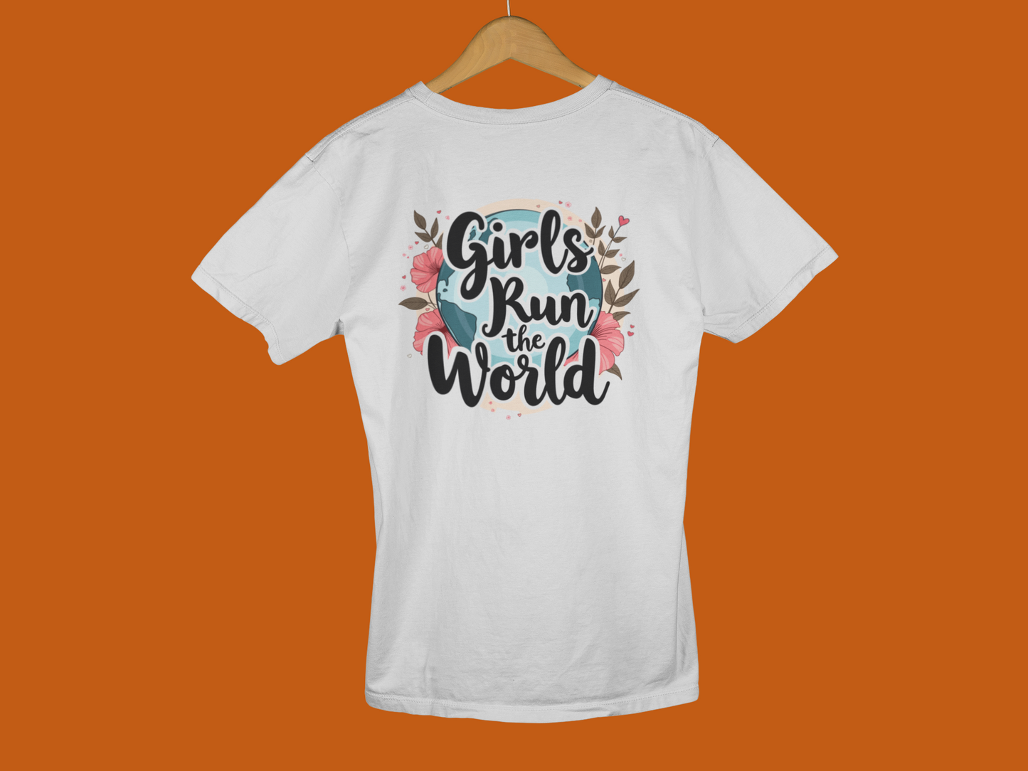 "Girls Run The World" - Female Classic Crew T-Shirt