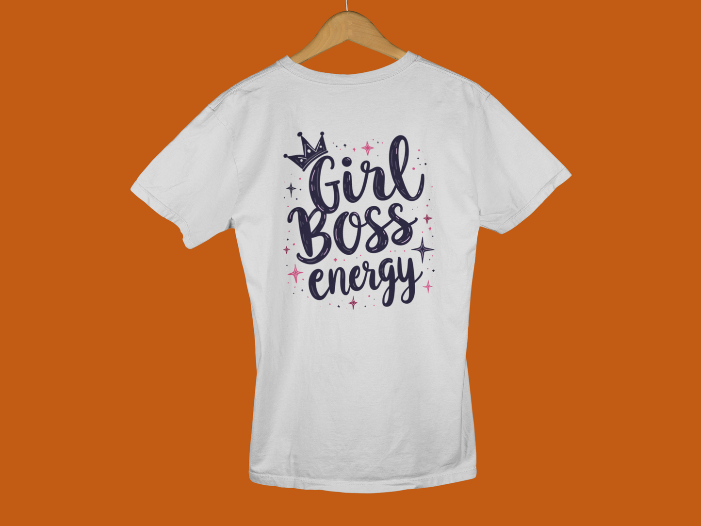 "Girl Boss Energy" - Female Classic Crew T-Shirt
