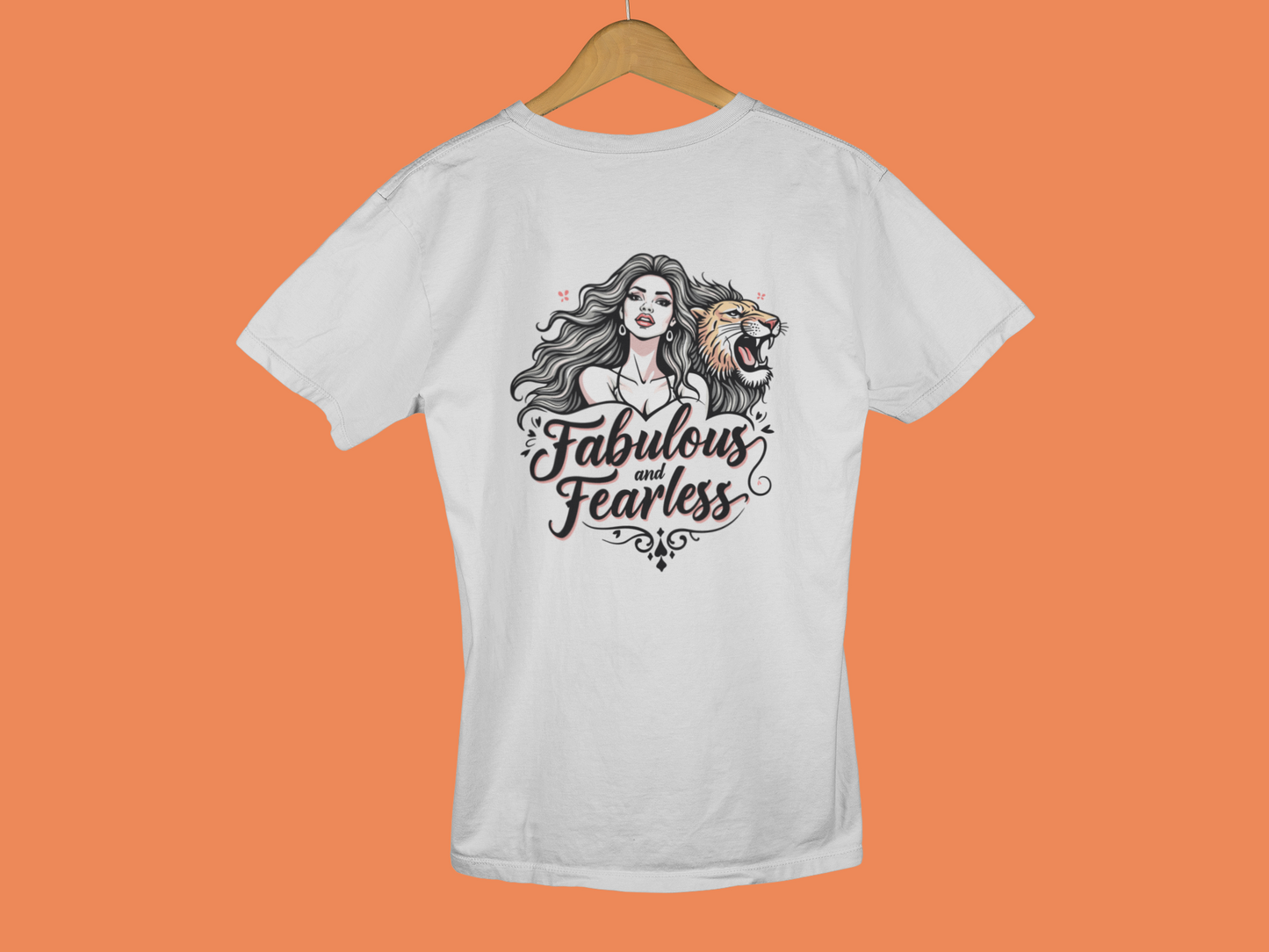 "Fabulous & Fearless" - Female Classic Crew T-Shirt