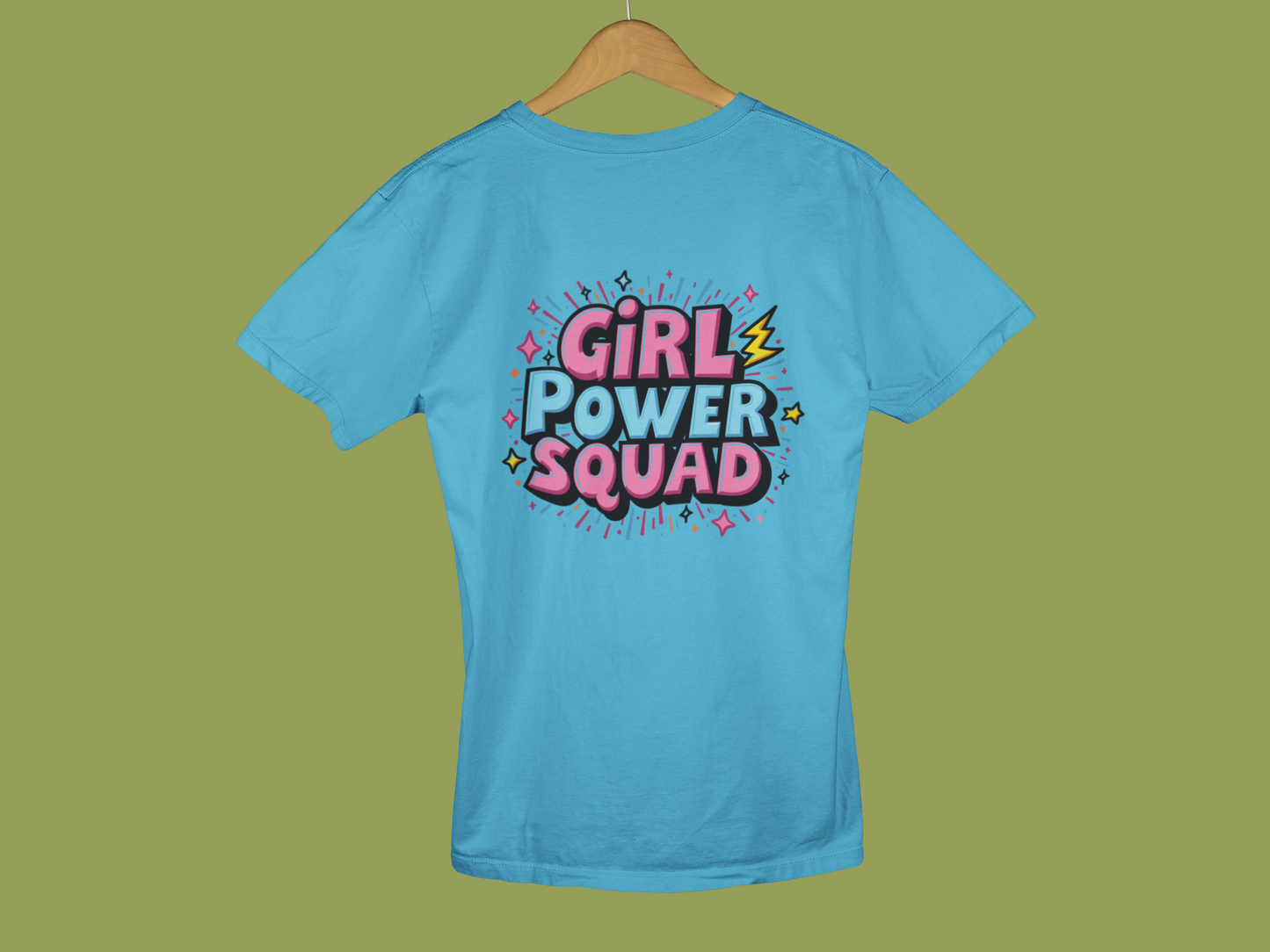 "Girl Power Squad" - Female Classic Crew T-Shirt