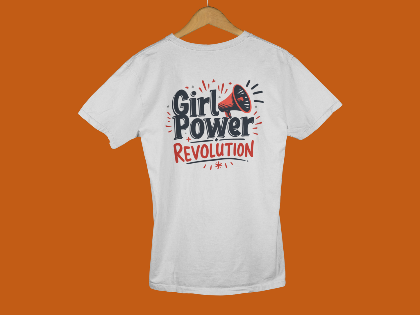 "Girl Power Revolution" - Female Classic Crew T-Shirt