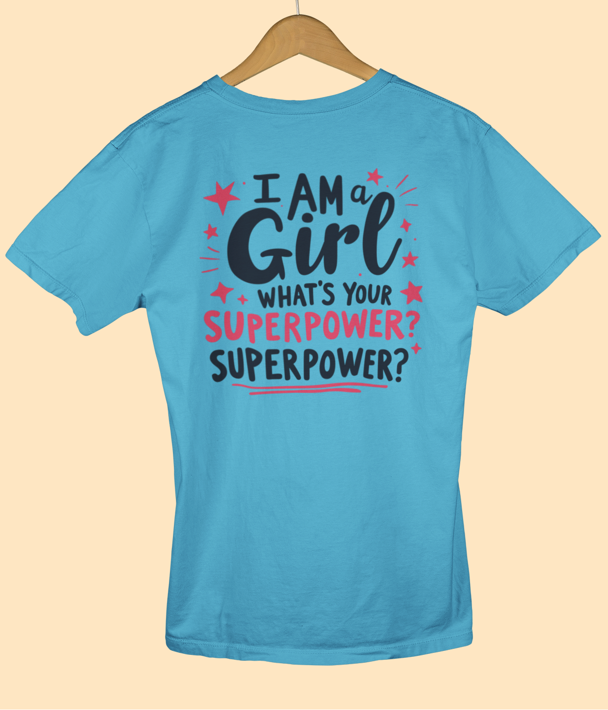 "I Am A Girl" - Female Classic Crew T-Shirt