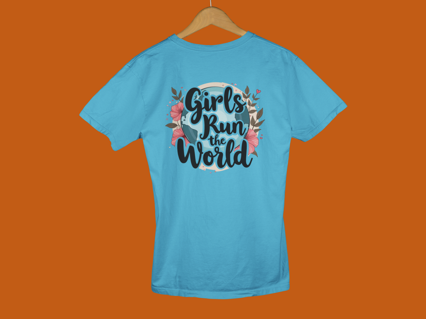 "Girls Run The World" - Female Classic Crew T-Shirt