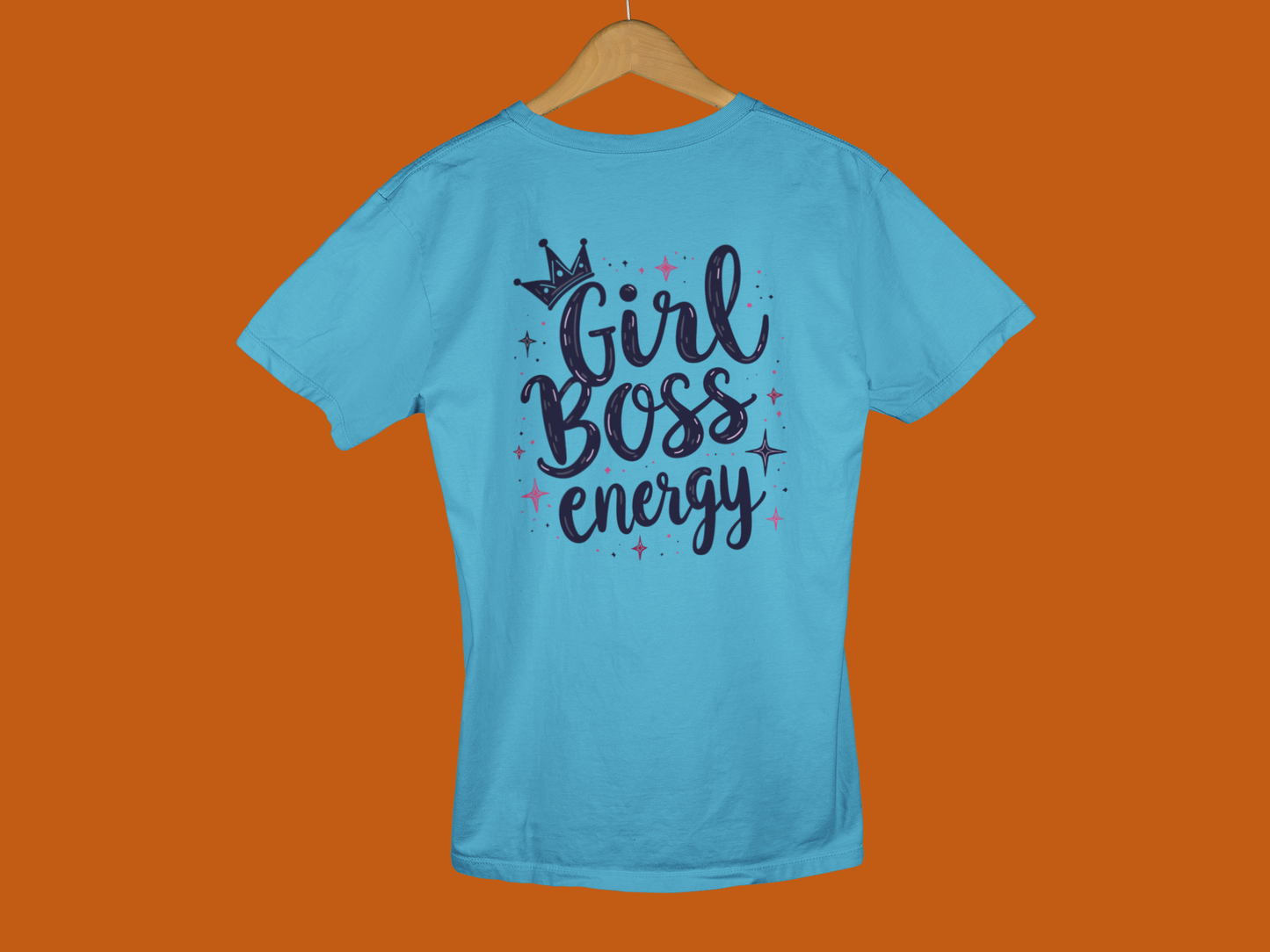 "Girl Boss Energy" - Female Classic Crew T-Shirt