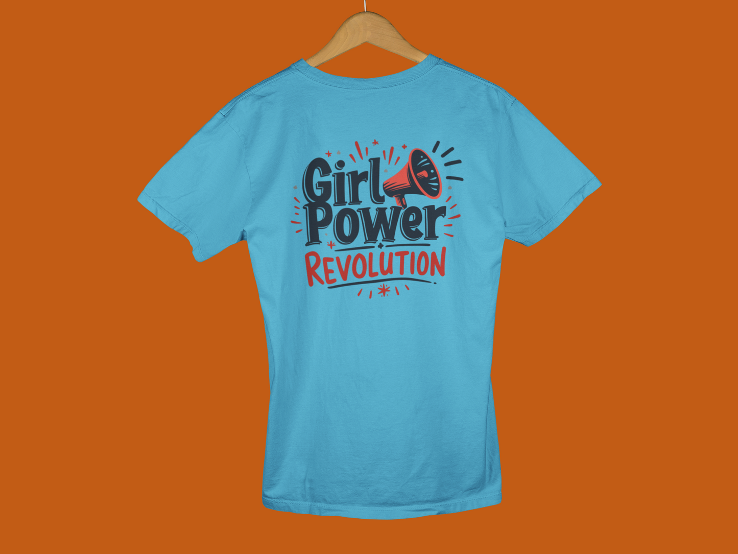 "Girl Power Revolution" - Female Classic Crew T-Shirt