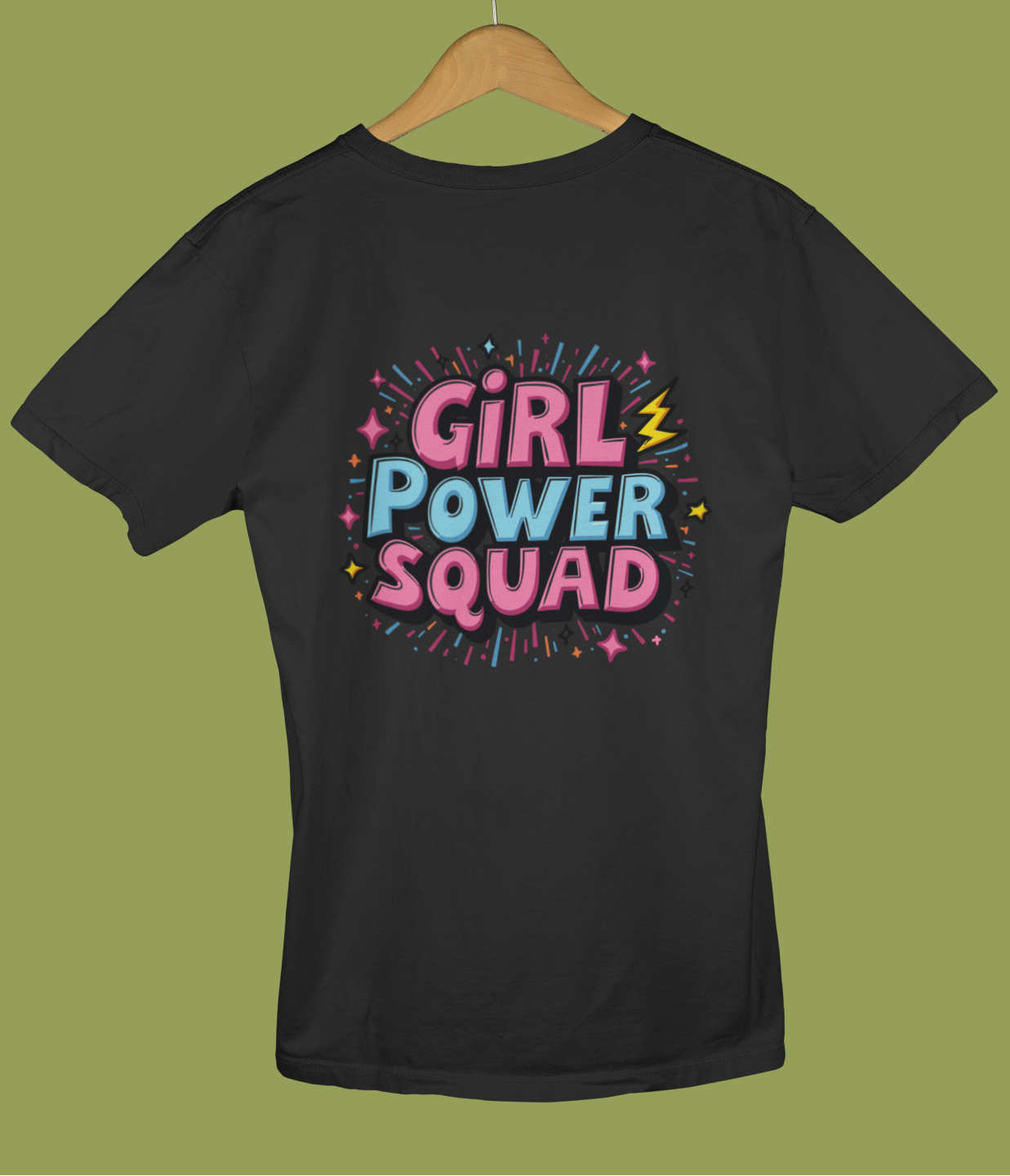 "Girl Power Squad" - Female Classic Crew T-Shirt