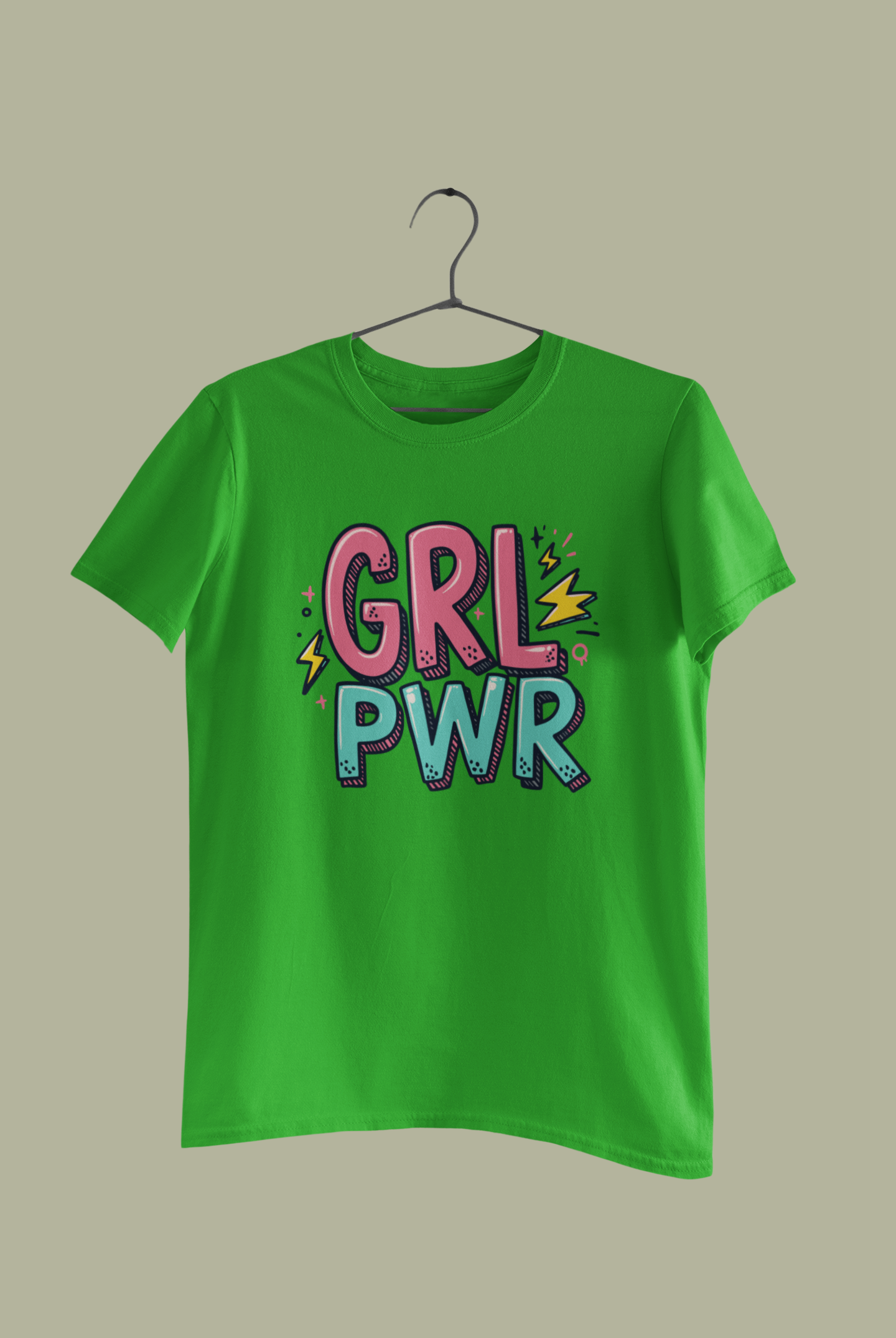 "Girl Power" - Female Classic Crew T-Shirt