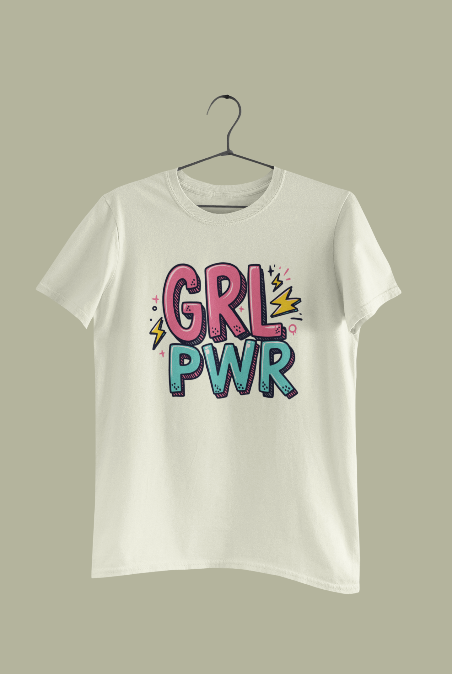 "Girl Power" - Female Classic Crew T-Shirt