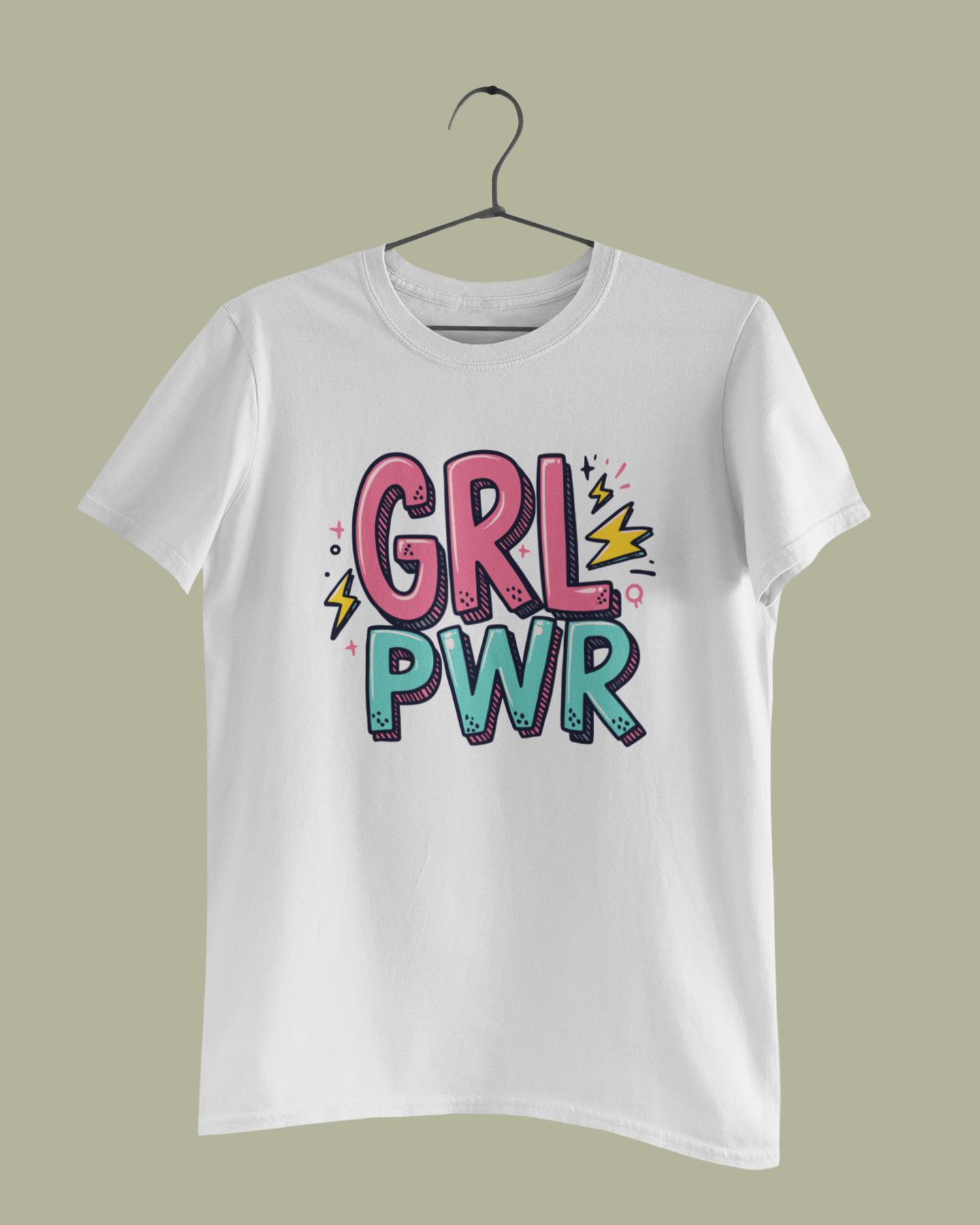 "Girl Power" - Female Classic Crew T-Shirt